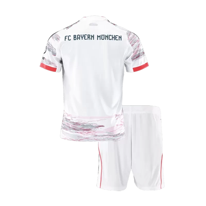 Kid's Bayern Munich Away Soccer Jersey Kit(Jersey+Shorts) 2025/26 Top Koszulki Pilka Sklep