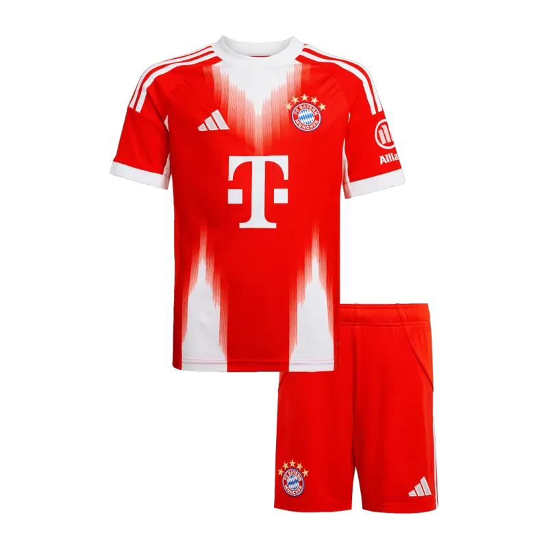 Kid's Bayern Munich Home Soccer Jersey Kit(Jersey+Shorts) 2025/26