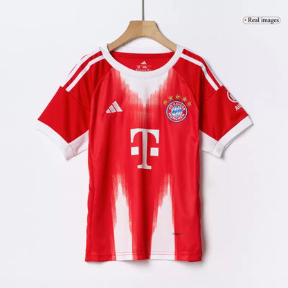 Kid's Bayern Munich Home Soccer Jersey Kit(Jersey+Shorts) 2025/26