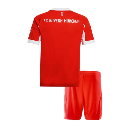Kid's Bayern Munich Home Soccer Jersey Kit(Jersey+Shorts) 2025/26