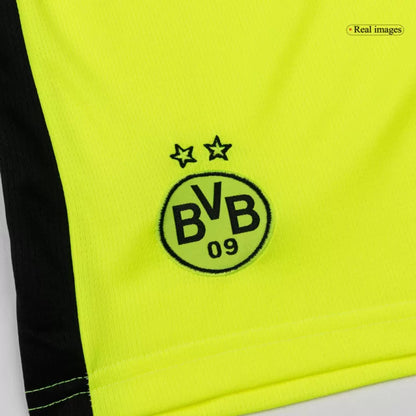 Kid's Borussia Dortmund Away Soccer Jersey Kit (Jersey+Shorts) 2025/26