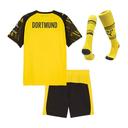 Kid's Borussia Dortmund Home Soccer Jersey Kit (Jersey+Shorts+Socks) 2025/26