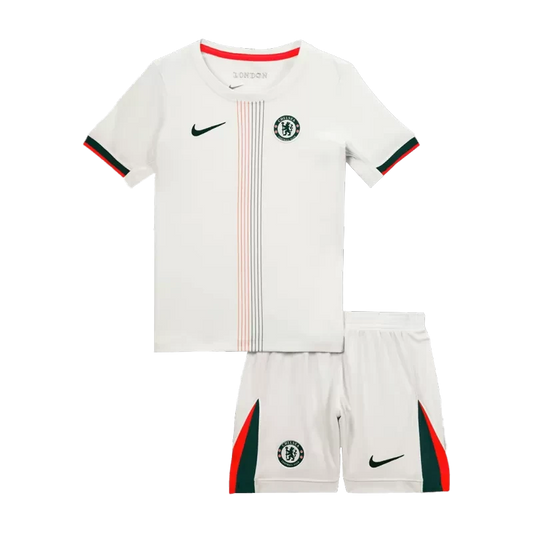 Kid's Chelsea Away Soccer Jersey Kit(Jersey+Shorts) 2025/26 Top Koszulki Pilka Sklep