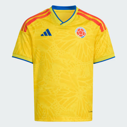 Kid's Colombia Home Soccer Jersey 2026 Top Koszulki Pilka Sklep