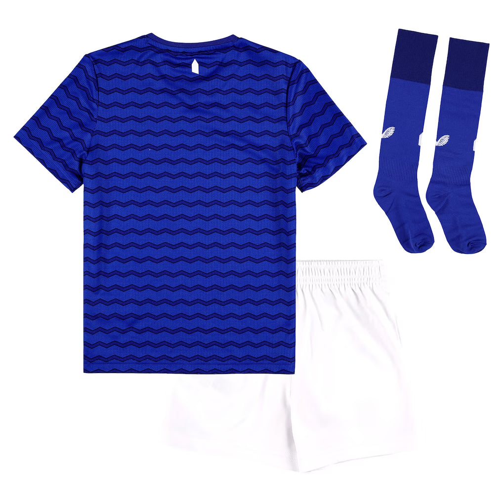 Kid's Everton Home Soccer Jersey Kit(Jersey+Shorts+Socks) 2025/26 Top Koszulki Pilka Sklep