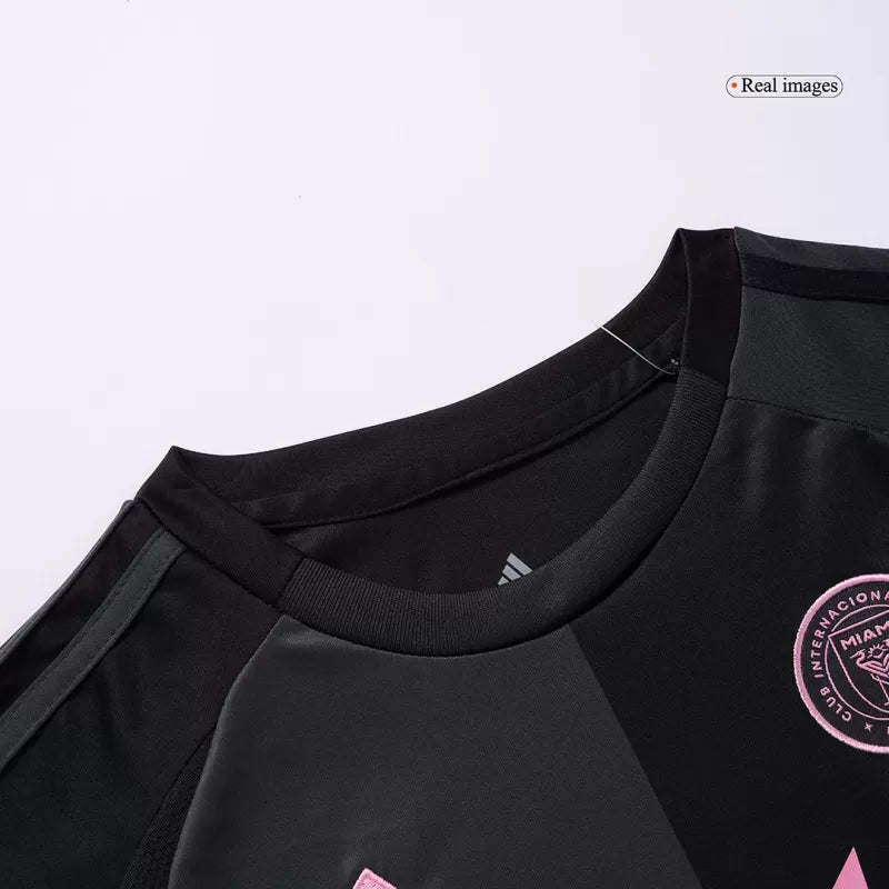 Tani dziecięcy zestaw wyjazdowych koszulek piłkarskich Inter Miami CF (koszulka + spodenki) 2025 Top Koszulki Pilka Sklep