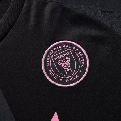 Tani dziecięcy zestaw wyjazdowych koszulek piłkarskich Inter Miami CF (koszulka + spodenki) 2025 Top Koszulki Pilka Sklep