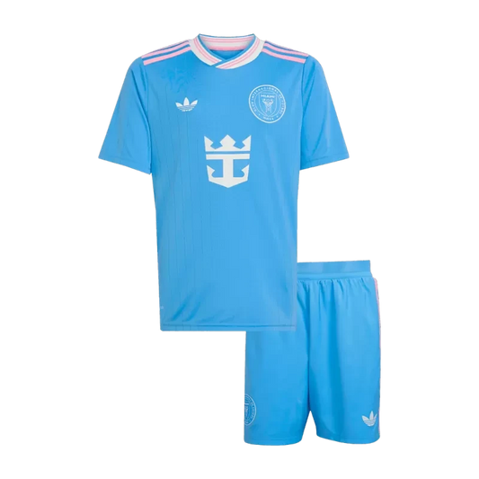 Kid's Inter Miami CF Third Away Soccer Jersey Kit(Jersey+Shorts) 2025 Top Koszulki Pilka Sklep