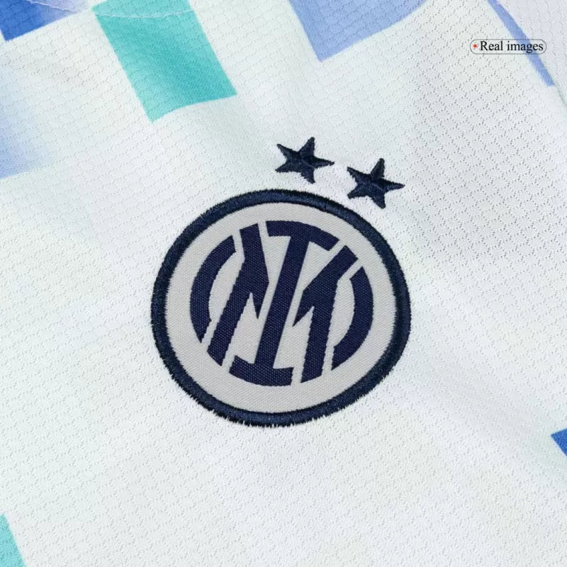 Kid's Inter Milan Away Soccer Jersey Kit(Jersey+Shorts) 2025/26 Top Koszulki Pilka Sklep