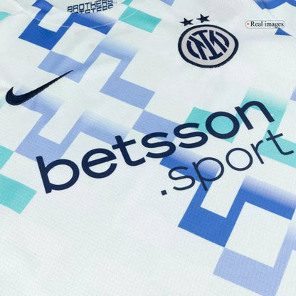 Kid's Inter Milan Away Soccer Jersey Kit(Jersey+Shorts) 2025/26 Top Koszulki Pilka Sklep