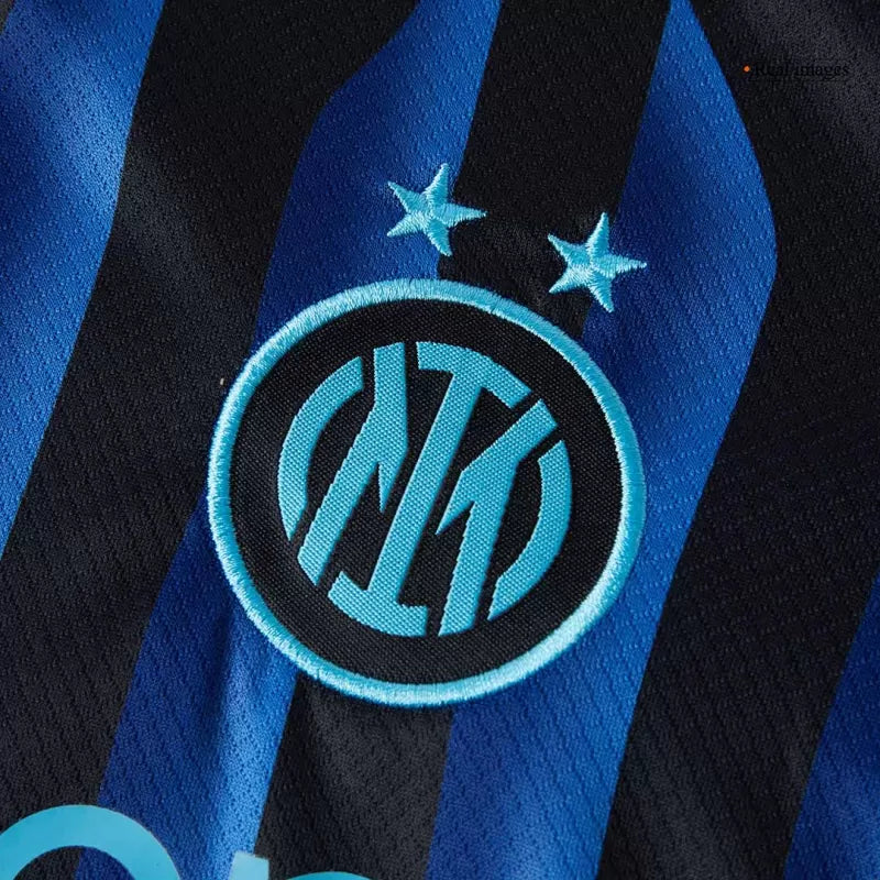 Kid's Inter Milan Home Soccer Jersey Kit(Jersey+Shorts+Socks) 2025/26 Top Koszulki Pilka Sklep