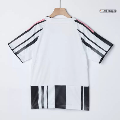 Kid's Juventus Home Soccer Jersey Kit(Jersey+Shorts) 2025/26 Top Koszulki Pilka Sklep