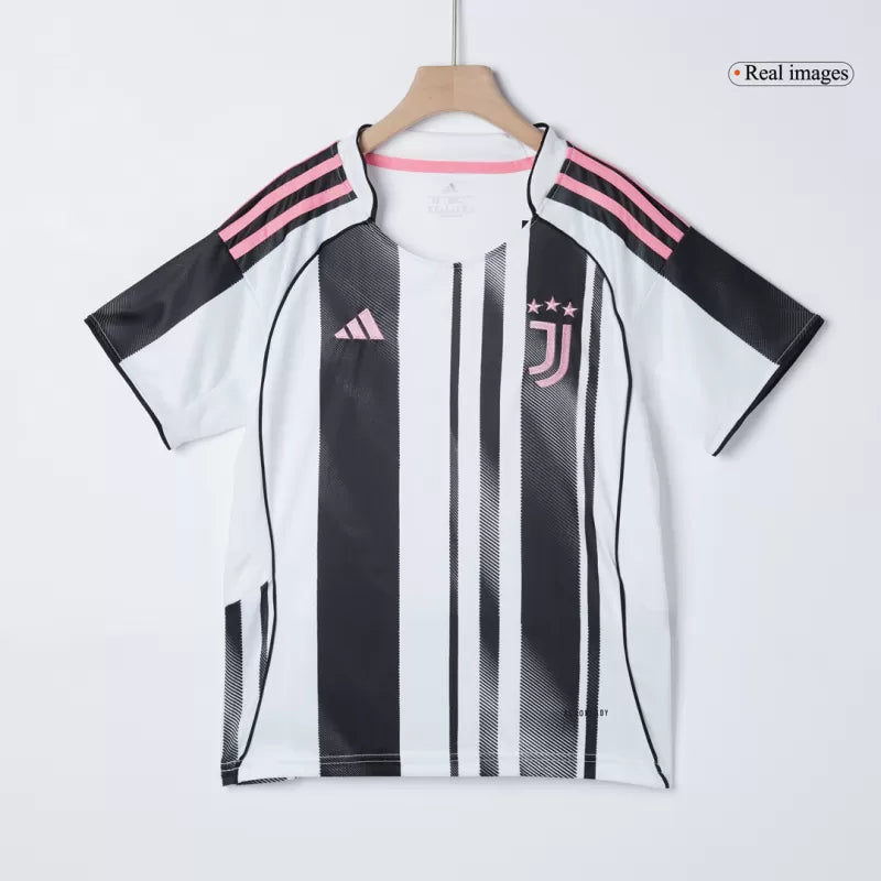 Kid's Juventus Home Soccer Jersey Kit(Jersey+Shorts) 2025/26 Top Koszulki Pilka Sklep