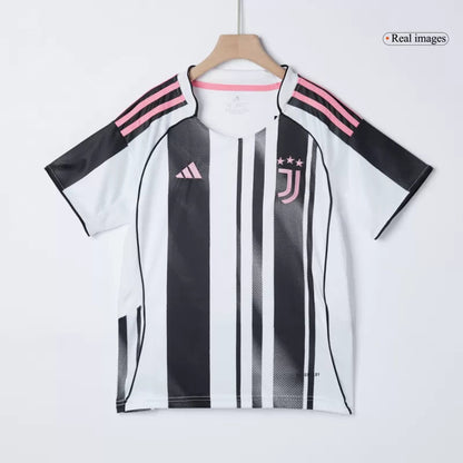 Kid's Juventus Home Soccer Jersey Kit(Jersey+Shorts) 2025/26 Top Koszulki Pilka Sklep