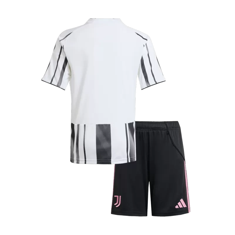 Kid's Juventus Home Soccer Jersey Kit(Jersey+Shorts) 2025/26 Top Koszulki Pilka Sklep