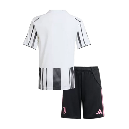 Kid's Juventus Home Soccer Jersey Kit(Jersey+Shorts) 2025/26 Top Koszulki Pilka Sklep