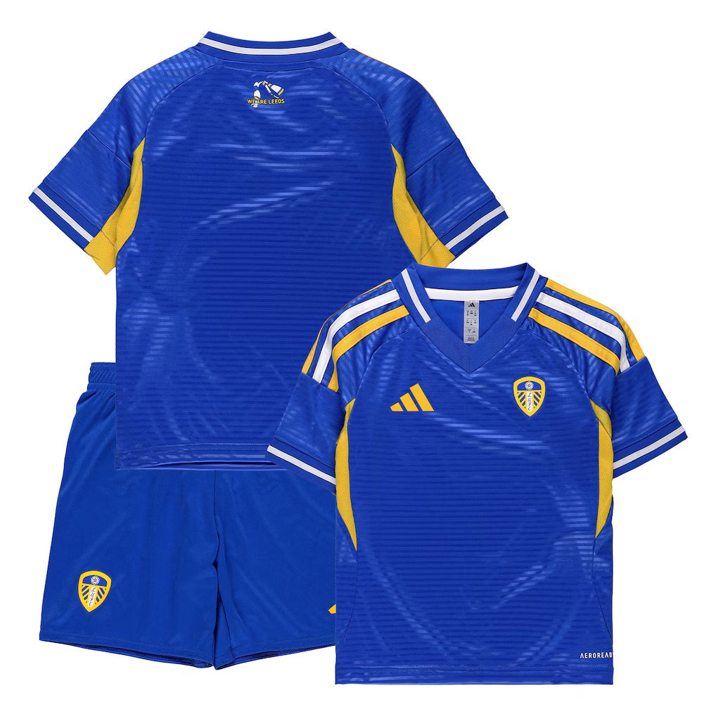 Kid's Leeds United Away Soccer Jersey Kit (Jersey+Shorts) 2025/26 Top Koszulki Pilka Sklep
