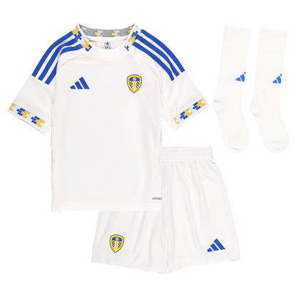 Kid's Leeds United Home Soccer Jersey Kit(Jersey+Shorts+Socks) 2025/26 Top Koszulki Pilka Sklep