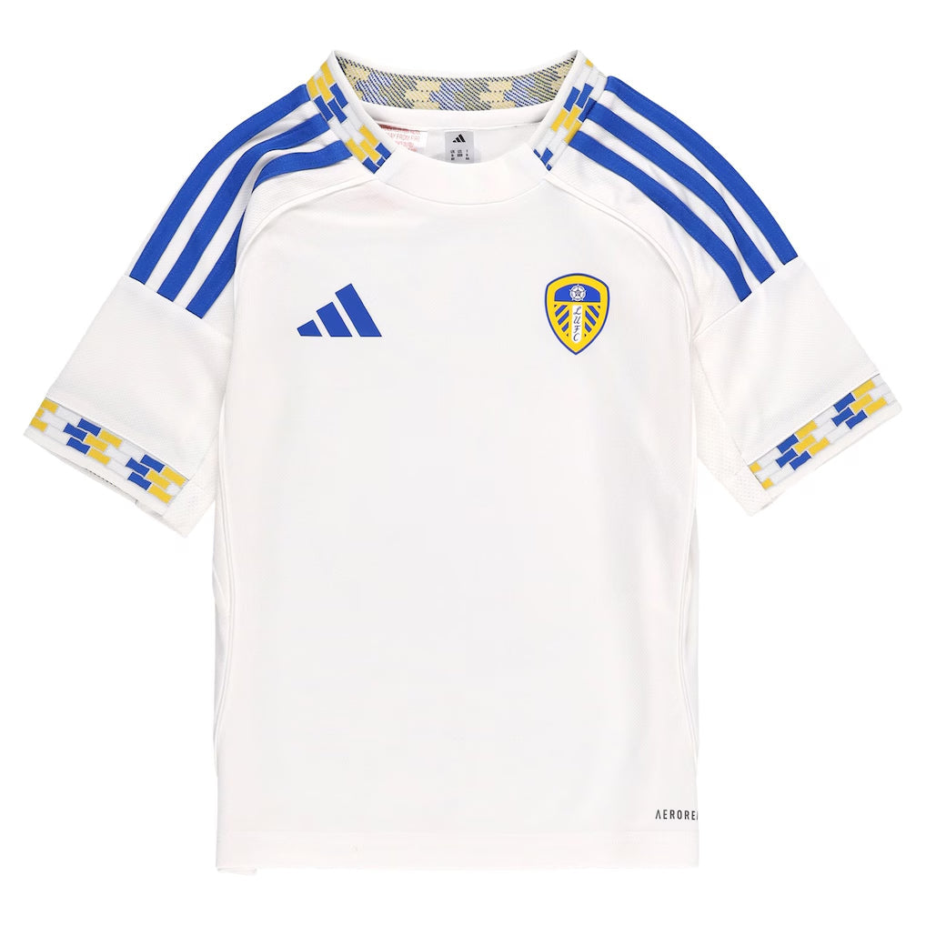Kid's Leeds United Home Soccer Jersey Kit(Jersey+Shorts+Socks) 2025/26 Top Koszulki Pilka Sklep