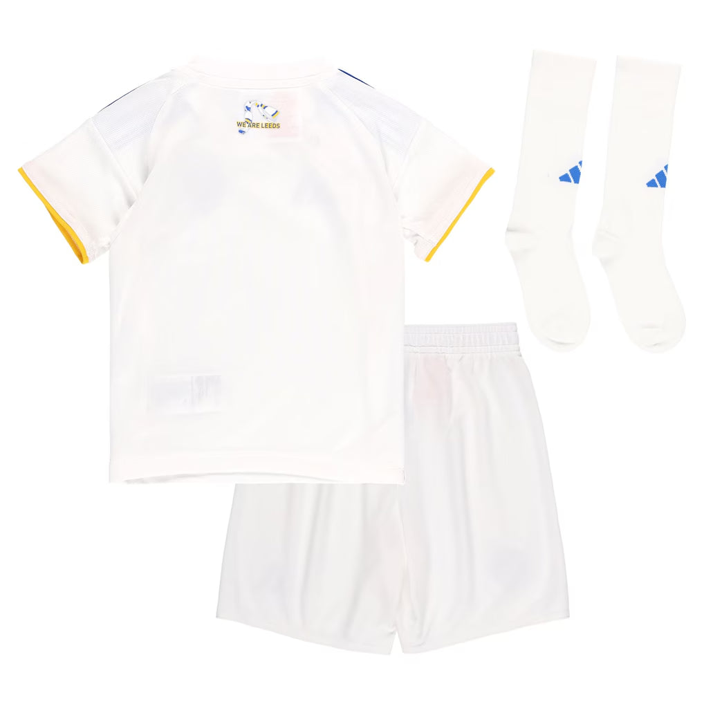 Kid's Leeds United Home Soccer Jersey Kit(Jersey+Shorts+Socks) 2025/26 Top Koszulki Pilka Sklep