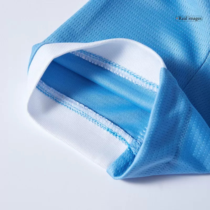 Kid's Manchester City Home Soccer Jersey Kit(Jersey+Shorts) 2025/26 Top Koszulki Pilka Sklep