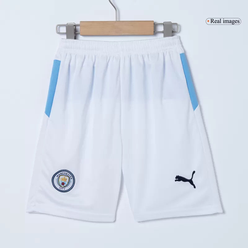 Kid's Manchester City Home Soccer Jersey Kit(Jersey+Shorts) 2025/26 Top Koszulki Pilka Sklep