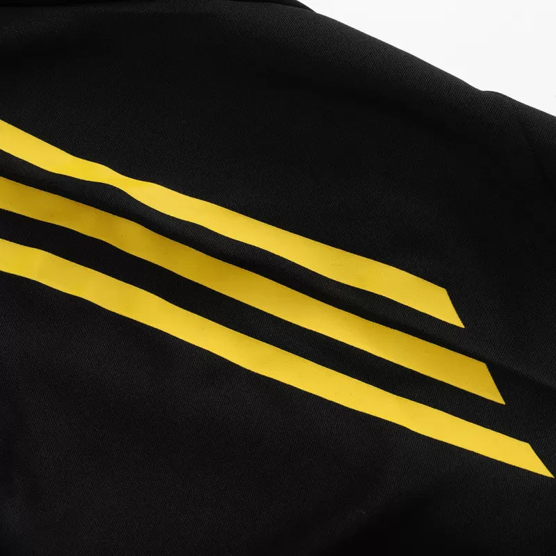 Zestaw Treningowy Dziecięcy Manchester United 1/4 Zip (Kurtka + Spodnie) 2025/26 – Czarny Top Koszulki Pilka Sklep