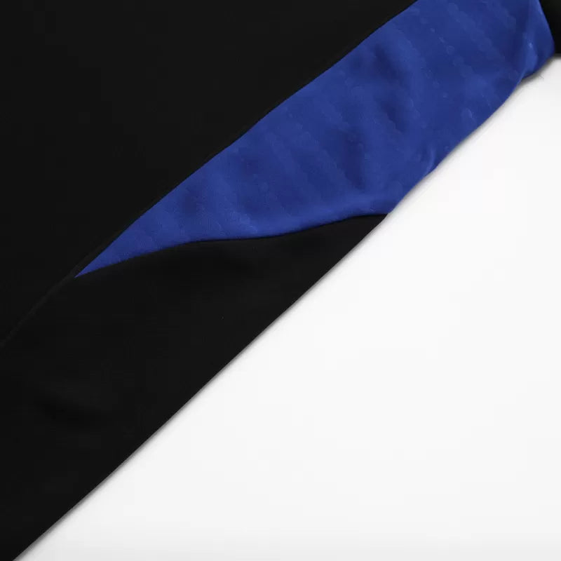 Zestaw Treningowy Dziecięcy Manchester United 1/4 Zip (Kurtka + Spodnie) 2025/26 – Czarny Top Koszulki Pilka Sklep