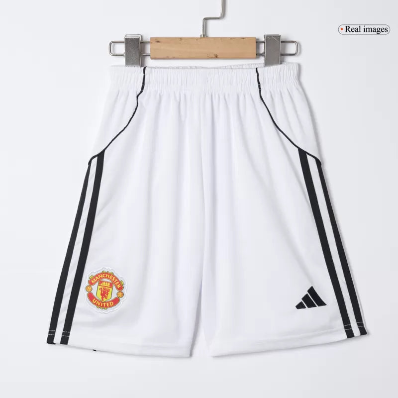 Kid's Manchester United Home Soccer Jersey Kit(Jersey+Shorts+Socks) 2025/26 Top Koszulki Pilka Sklep