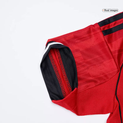 Kid's Manchester United Home Soccer Jersey Kit(Jersey+Shorts+Socks) 2025/26 Top Koszulki Pilka Sklep