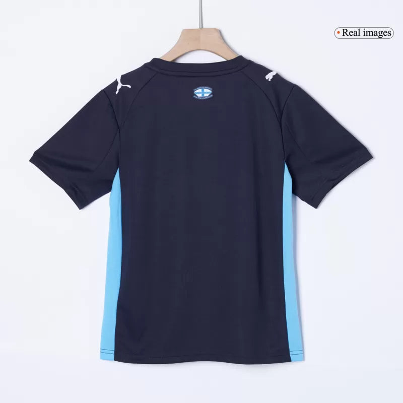 Kid's Marseille Away Soccer Jerseys Kit (Jersey+Shorts) 2025/26 Top Koszulki Pilka Sklep