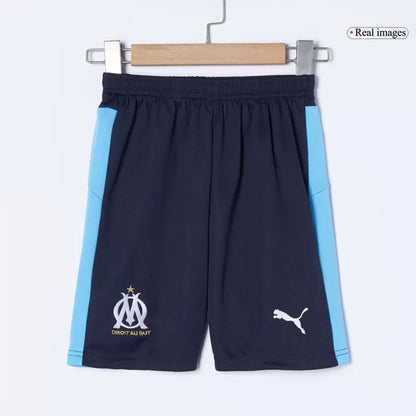 Kid's Marseille Away Soccer Jerseys Kit (Jersey+Shorts) 2025/26 Top Koszulki Pilka Sklep