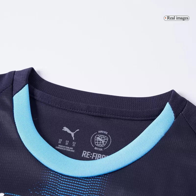 Kid's Marseille Away Soccer Jerseys Kit (Jersey+Shorts) 2025/26 Top Koszulki Pilka Sklep