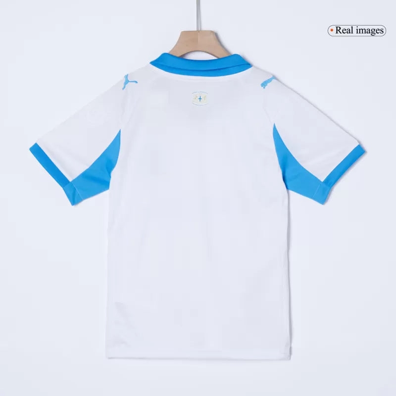 Kid's Marseille Home Soccer Jerseys Kit (Jersey+Shorts) 2025/26 Top Koszulki Pilka Sklep