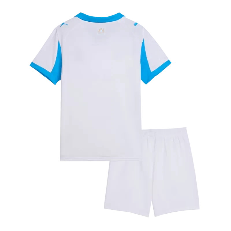 Kid's Marseille Home Soccer Jerseys Kit (Jersey+Shorts) 2025/26 Top Koszulki Pilka Sklep