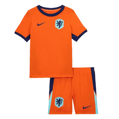 Kid's Netherlands Home Soccer Jersey Kit(Jersey+Shorts) 2024 topsoccerjerseys.com