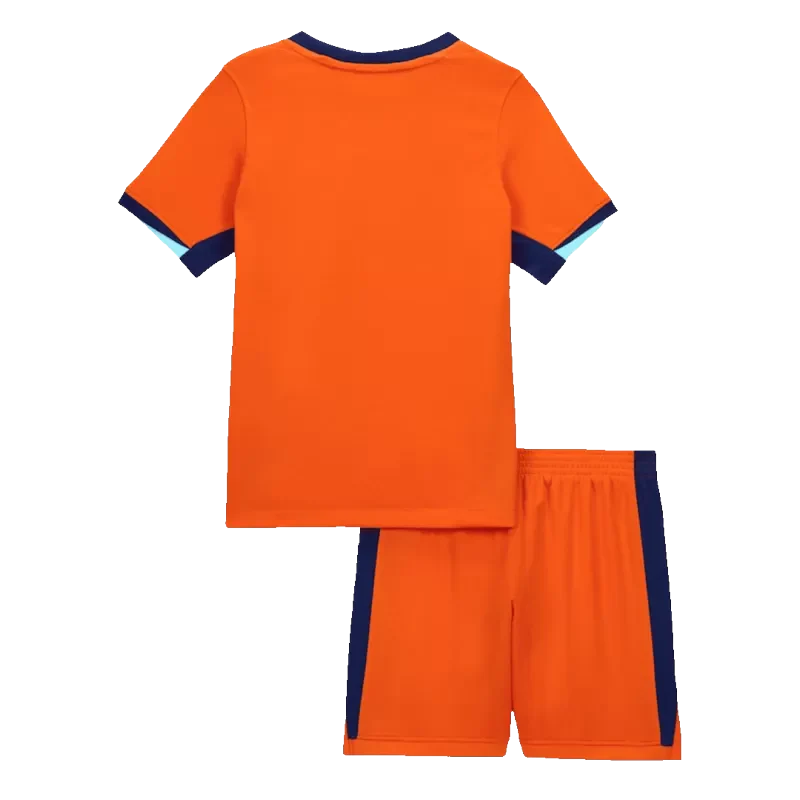 Kid's Netherlands Home Soccer Jersey Kit(Jersey+Shorts) 2024 topsoccerjerseys.com