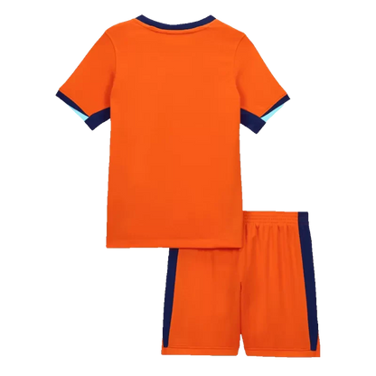 Kid's Netherlands Home Soccer Jersey Kit(Jersey+Shorts) 2024 topsoccerjerseys.com