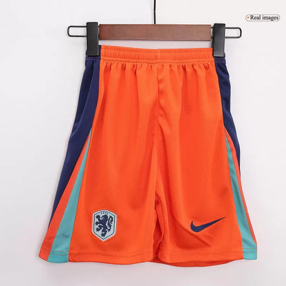 Kid's Netherlands Home Soccer Jersey Kit(Jersey+Shorts) 2024 topsoccerjerseys.com