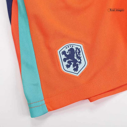 Kid's Netherlands Home Soccer Jersey Kit(Jersey+Shorts) 2024 topsoccerjerseys.com