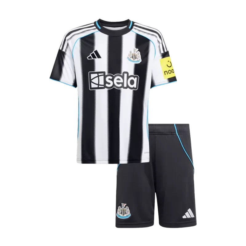 Kid's Newcastle United Home Soccer Jersey Kit(Jersey+Shorts) 2025/26 Top Koszulki Pilka Sklep
