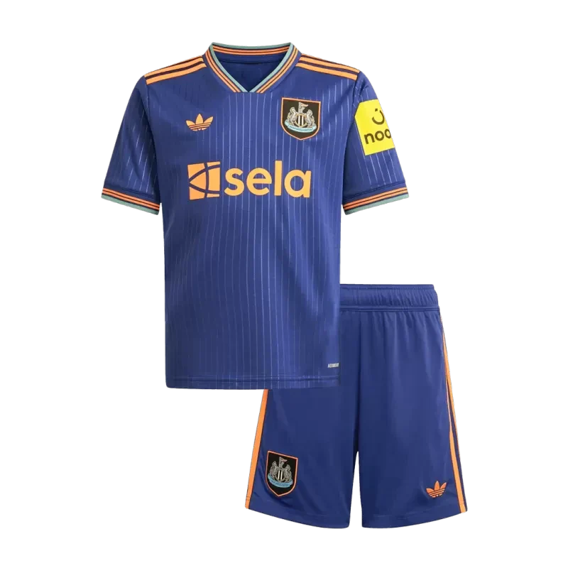 Kid's Newcastle United Third Away Soccer Jersey Kit(Jersey+Shorts) 2025/26 Top Koszulki Pilka Sklep