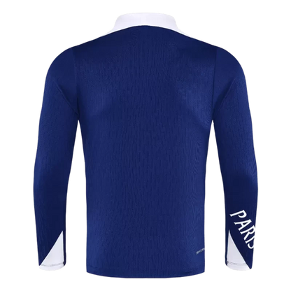 Kid's PSG 1/4 Zip Training Kit (Jacket+Pants) 2025/26 - Navy Top Koszulki Pilka Sklep