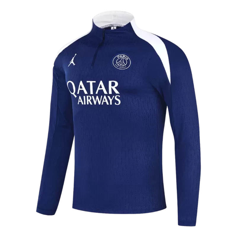 Kid's PSG 1/4 Zip Training Kit (Jacket+Pants) 2025/26 - Navy Top Koszulki Pilka Sklep