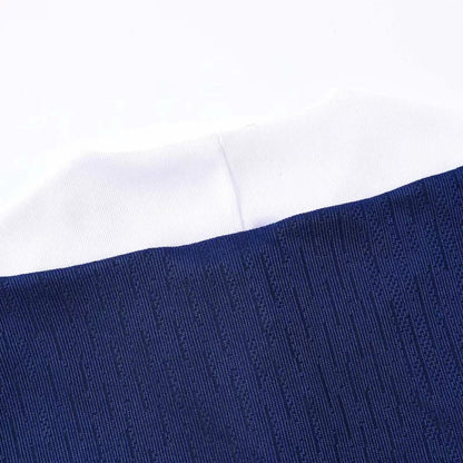 Kid's PSG 1/4 Zip Training Kit (Jacket+Pants) 2025/26 - Navy Top Koszulki Pilka Sklep