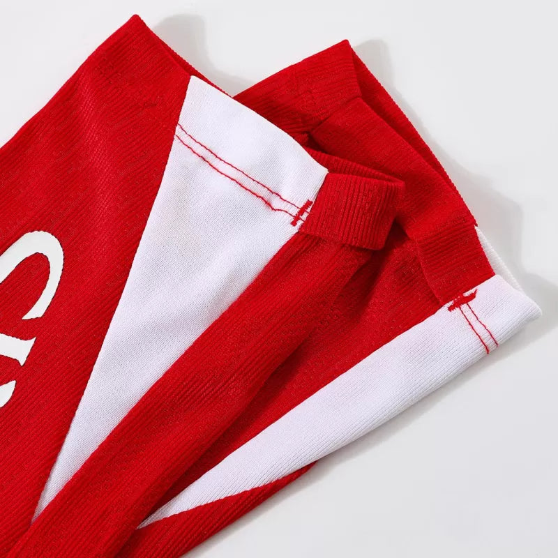 Kid's PSG 1/4 Zip Training Kit (Jacket+Pants) 2025/26 - Red Top Koszulki Pilka Sklep