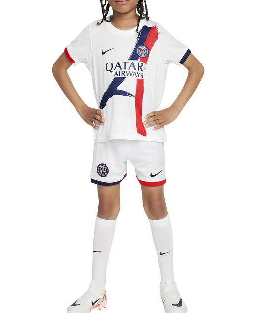 Kid's PSG Away Soccer Jersey Kit(Jersey+Shorts+Socks) 2025/26 Top Koszulki Pilka Sklep