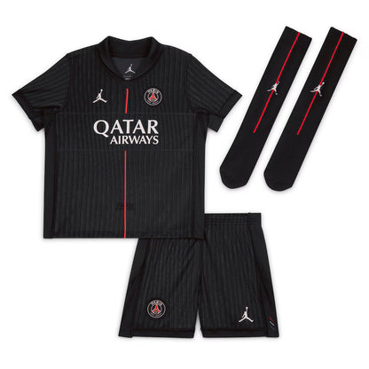Kid's PSG Fourth Away Soccer Jersey Kit(Jersey+Shorts+Socks) 2025/26 Top Koszulki Pilka Sklep