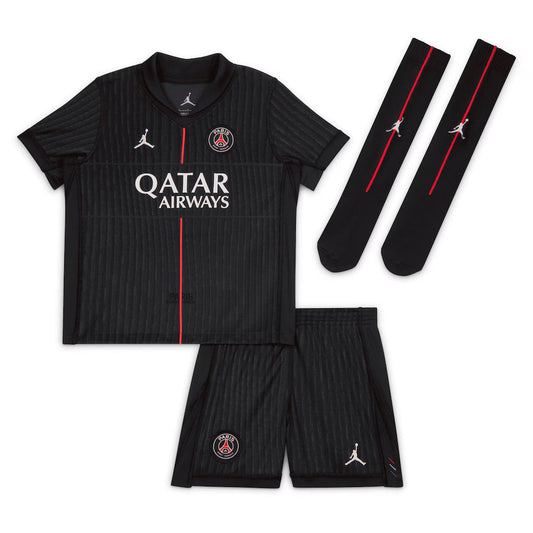 Kid's PSG Fourth Away Soccer Jersey Kit(Jersey+Shorts+Socks) 2025/26 Top Koszulki Pilka Sklep