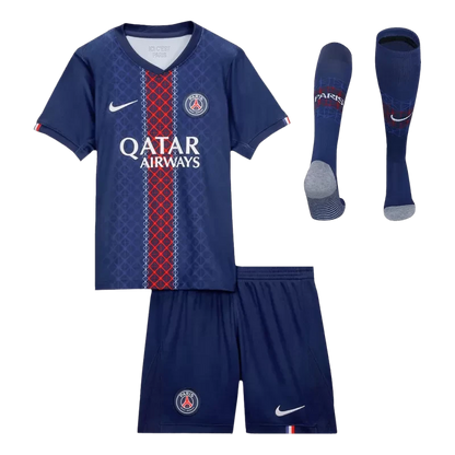 Kid's PSG Home Soccer Jersey Kit(Jersey+Shorts+Socks) 2025/26 Top Koszulki Pilka Sklep